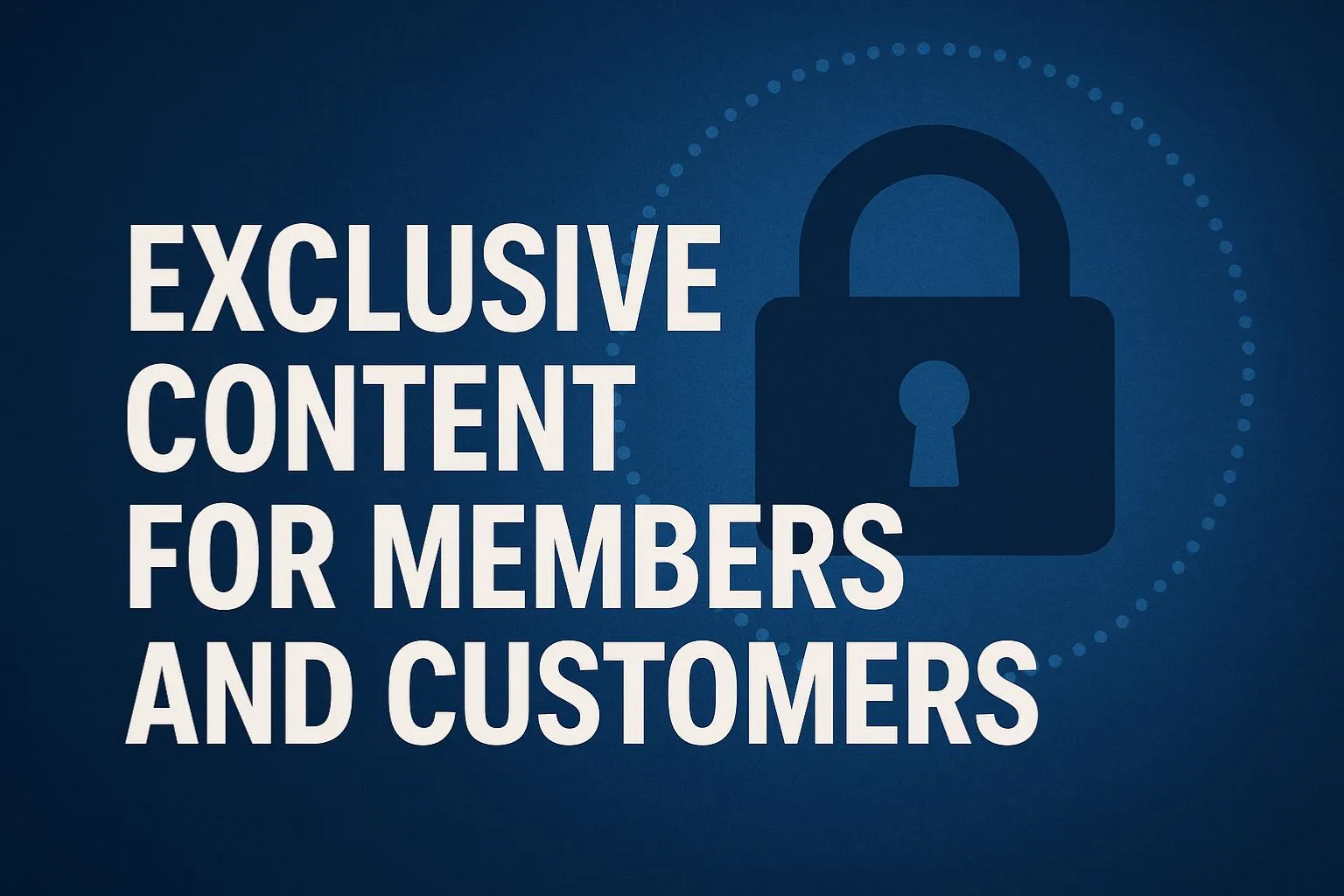 You can create an area with exclusive content for members on your blog for a recurring monthly fee You-can-create-an-area-with-exclusive-content-for-members-on-your-blog-for-a-recurring-monthly-fee
